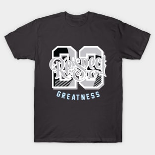 Respect Greatness Cement Grey T-Shirt